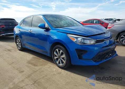 2022 Kia Rio S из США, поврежденный, VIN 3KPA24AD3NE438341